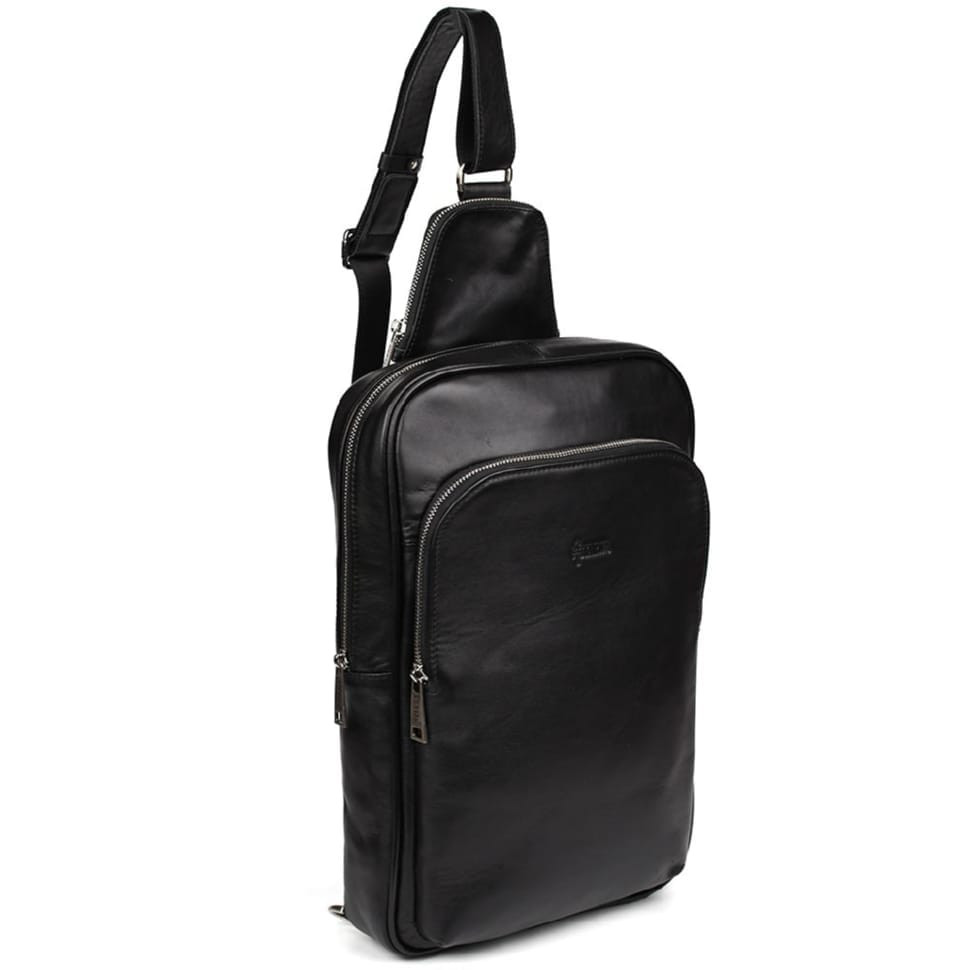 XL sling, leather one-shoulder backpack TARWA GA-0105XL-4lx