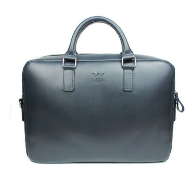 Шкіряна ділова сумка Briefcase 2.0 синій сап'ян