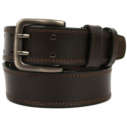 Чоловічий шкіряний ремінь Limary lim-22-115 на два язички