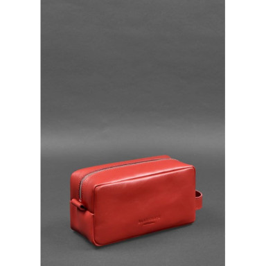 Leather cosmetic bag 6.0 red