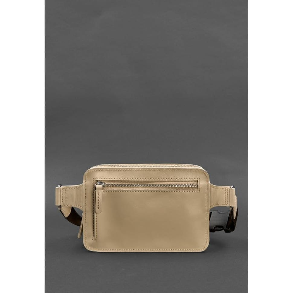 Dropbag Mini Women's Leather Belt Bag Light Beige