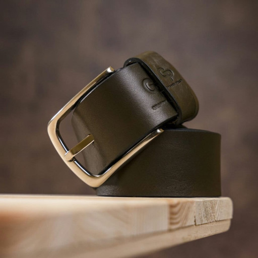 Ремінь чоловічий під джинси GRANDE PELLE 11261 Коричневий