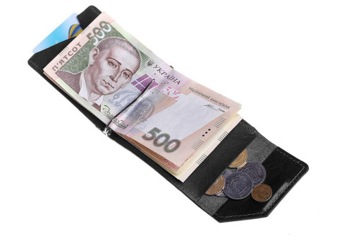 Затиск для грошей Soldi, глянець, чорний GP 120610