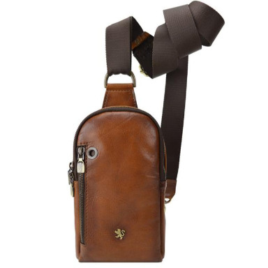 Pratesi BMA636 - Passo del Muraglione B636 Cross Body Bag in cow leather Passo del Muraglione B636 Brown