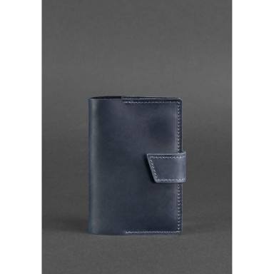 Leather Passport Cover 4.0 Blue