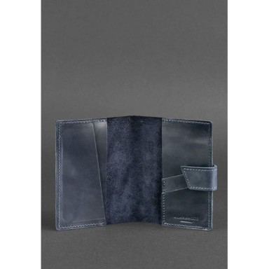 Leather Passport Cover 4.0 Blue