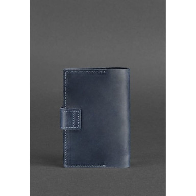 Leather Passport Cover 4.0 Blue