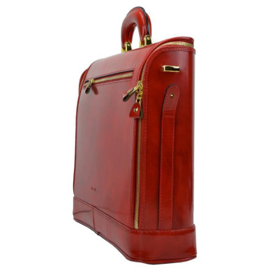 Pratesi RCL116/17 - Raffaello Laptop Bag 17 in cow leather Raffaello Laptop Bag R116/17 Cherry