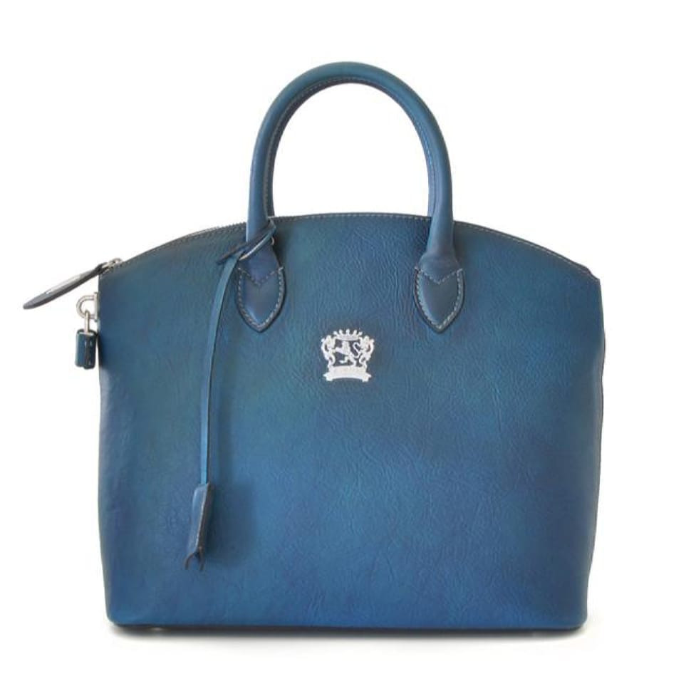 Pratesi BBL348 - Versilia Bruce Handbag in cow leather Bruce Blue