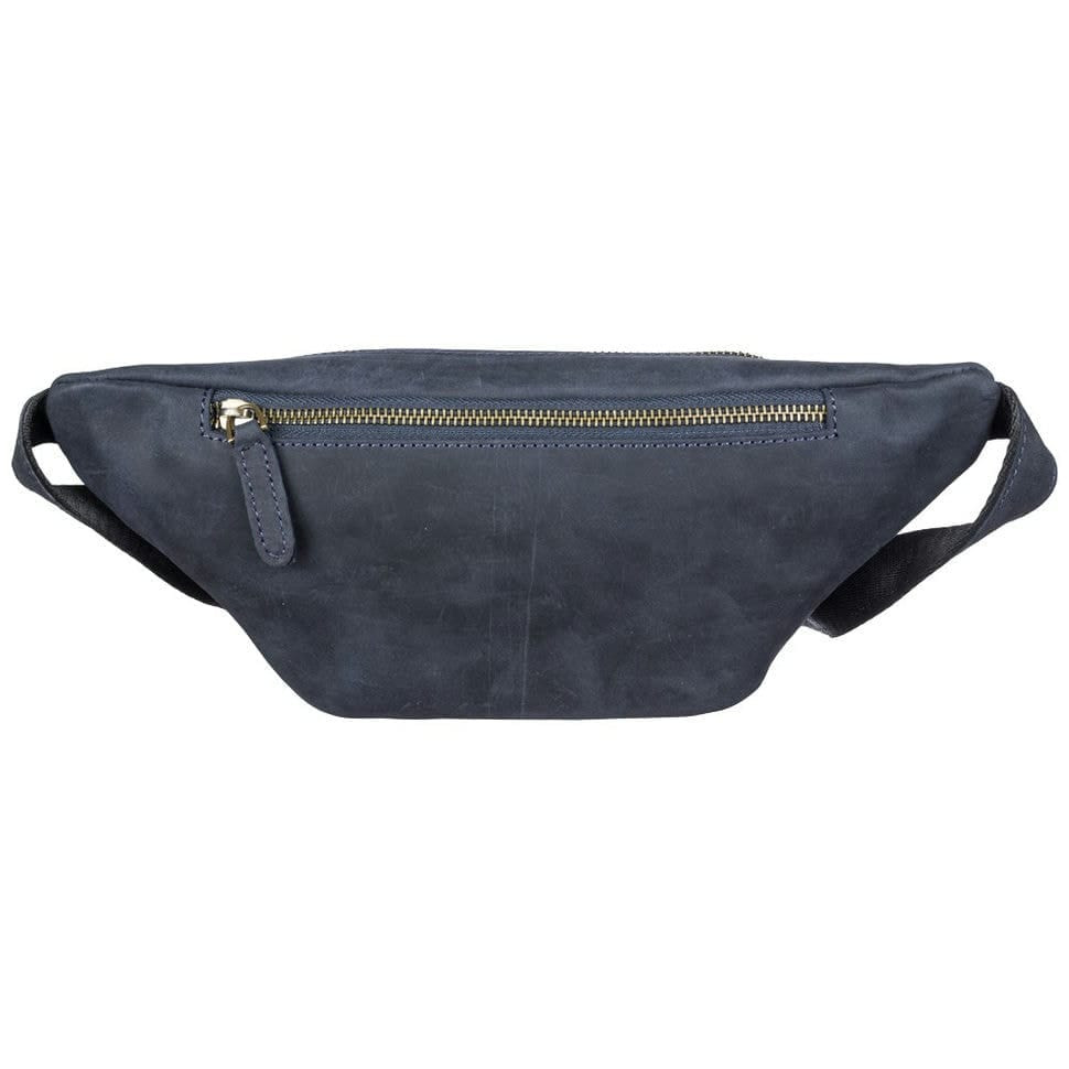 Поясна сумка шкіряна Tony Bellucci 5186-03 синій нубук