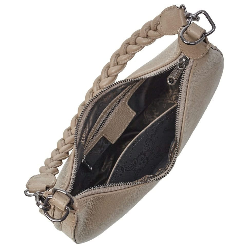 Сумка жіноча шкіряна Desisan 5002-283 бежевий флотар