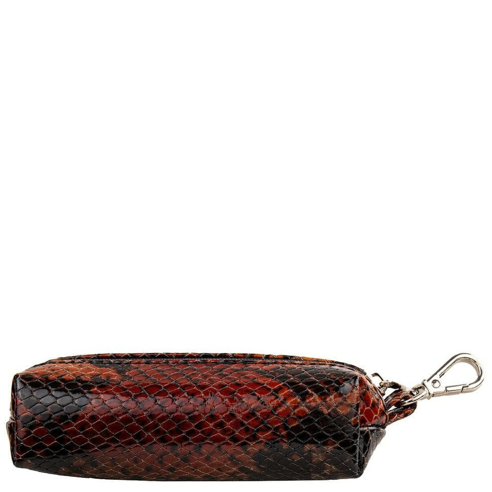 Ключниця шкіряна Desisan 207-586 чорно-зелений змія