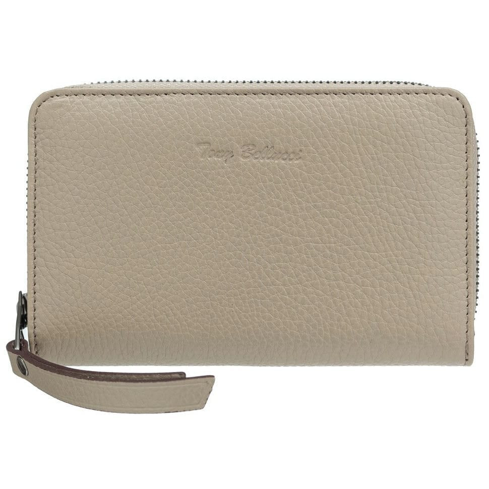 Гаманець жіночий шкіряний Tony Bellucci T855-218 бежевий флотар