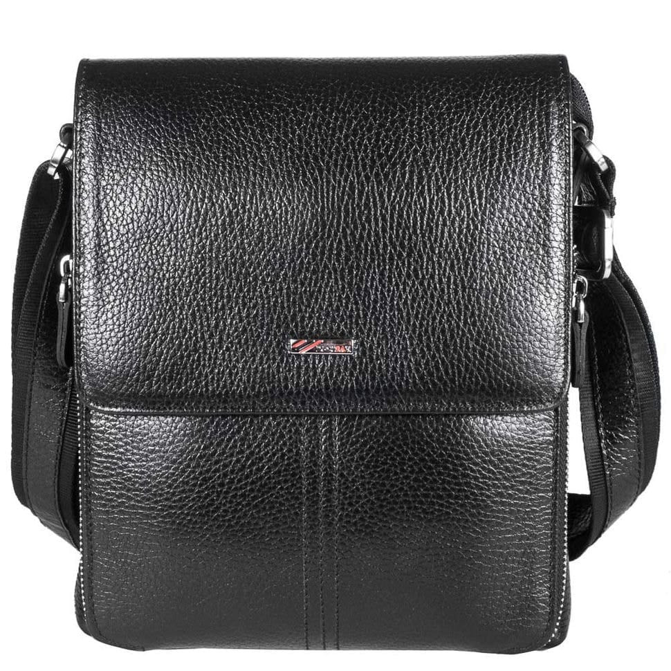 Барсетка м'яка шкіряна DESISAN 349-01 чорний гладкий