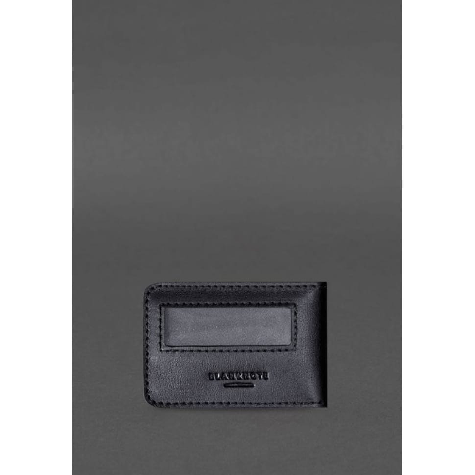 Leather cover for the BEB (Bureau of Economic Security of Ukraine) ID card Black