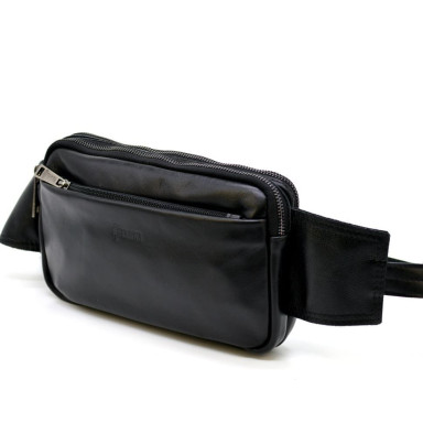 Mega-banana leather belt bag TARWA 0704