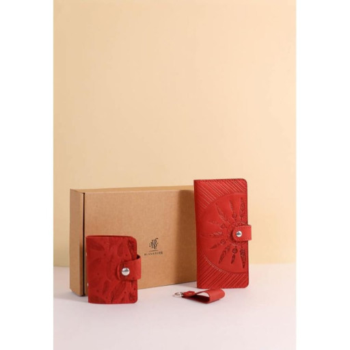 Набір жіночих шкіряних аксесуарів Маракеш.