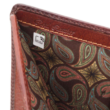 Wallet for men Visconti AT56 David with RFID (Burnish Tan)