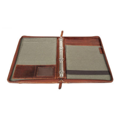 Папка Ashwood A4 Noah Tan (Рыжий)