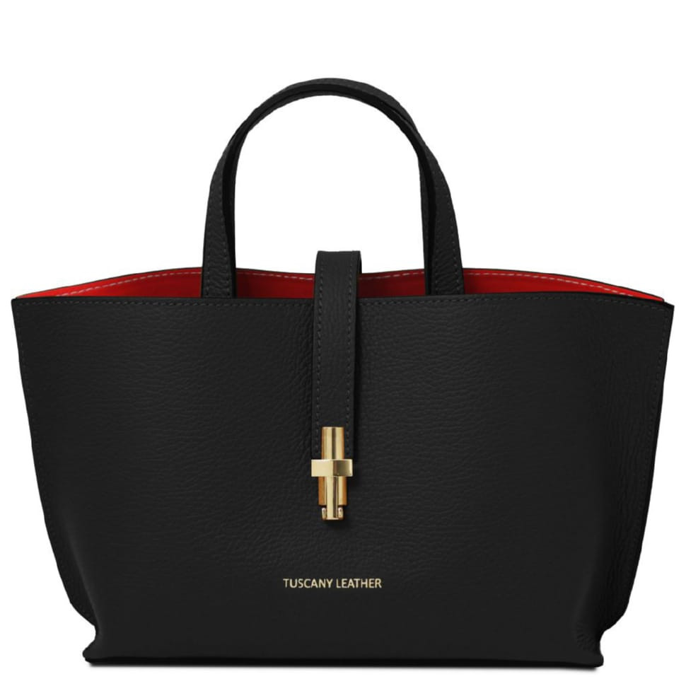 Жіноча шкіряна італійська сумка шоппер Tuscany Agatha TL142456
