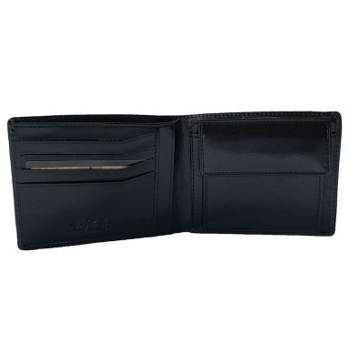 Leather wallet Vernazza 534 nero black
