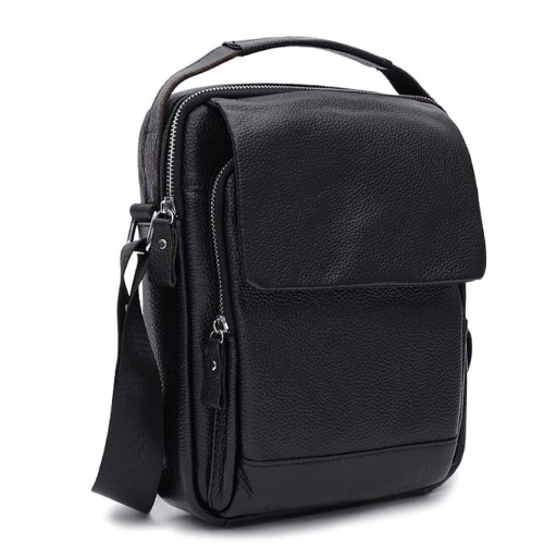 Чоловіча шкіряна сумка Keizer K19747a-black