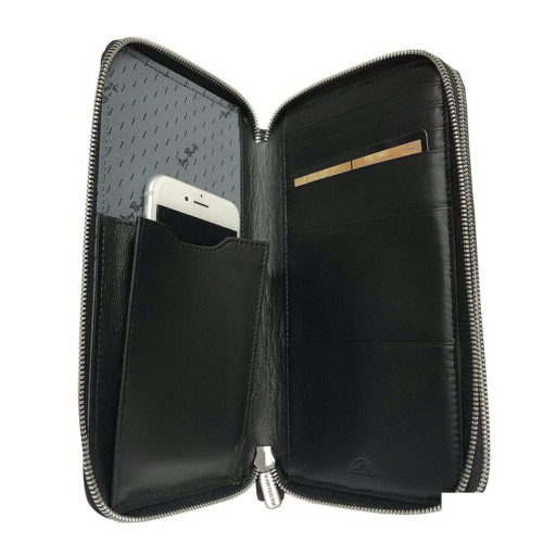 Сумка-клатч шкіряна Newcontatto 2886 чорний