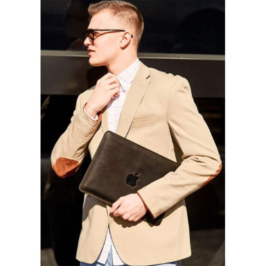 13 '' MacBook Pro Leather Sleeve Dark Brown