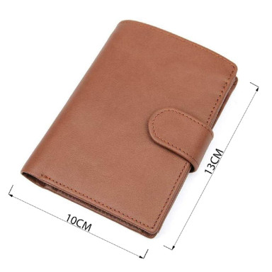 Men's wallet Vintage 14534 genuine leather Brown