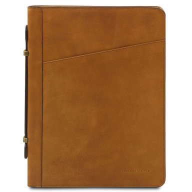 Costantino Leather document case with handle