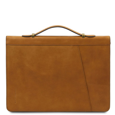 Costantino Leather document case with handle