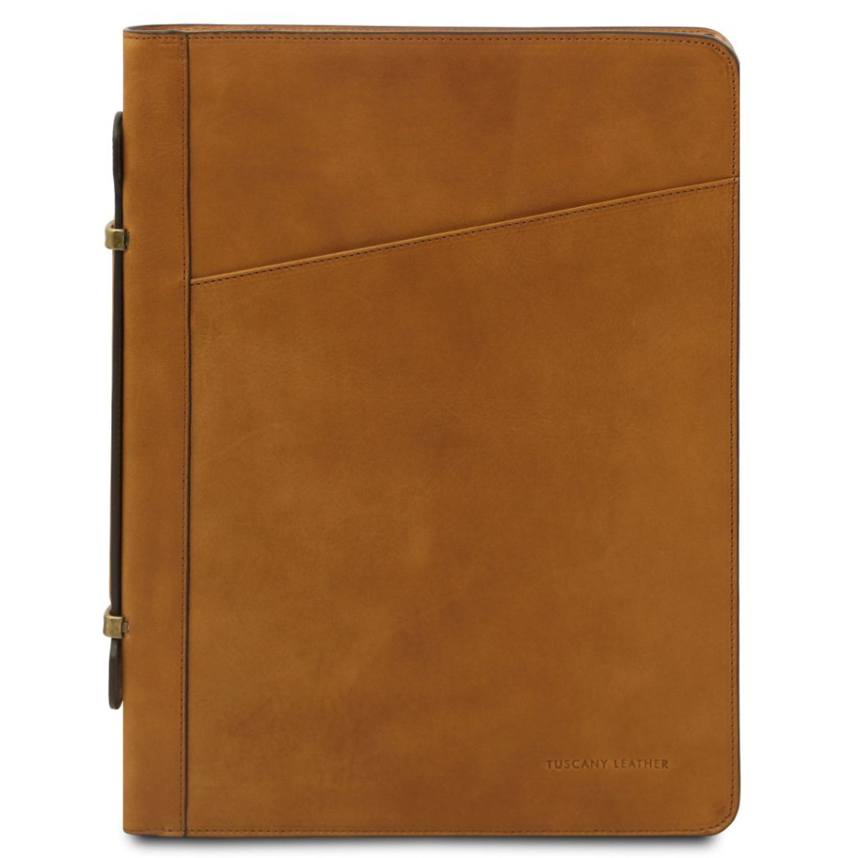 Costantino Leather document case with handle