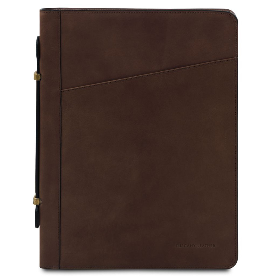 Costantino Leather document case with handle