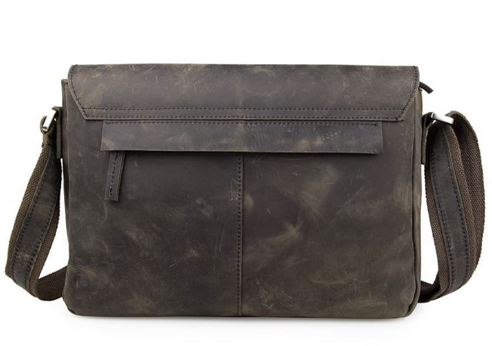 Men's leather messenger bag made of genuine leather JD6002R John McDee