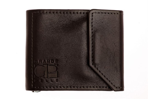 Затиск для грошей Soldi, глянець, шоколад GP 120620