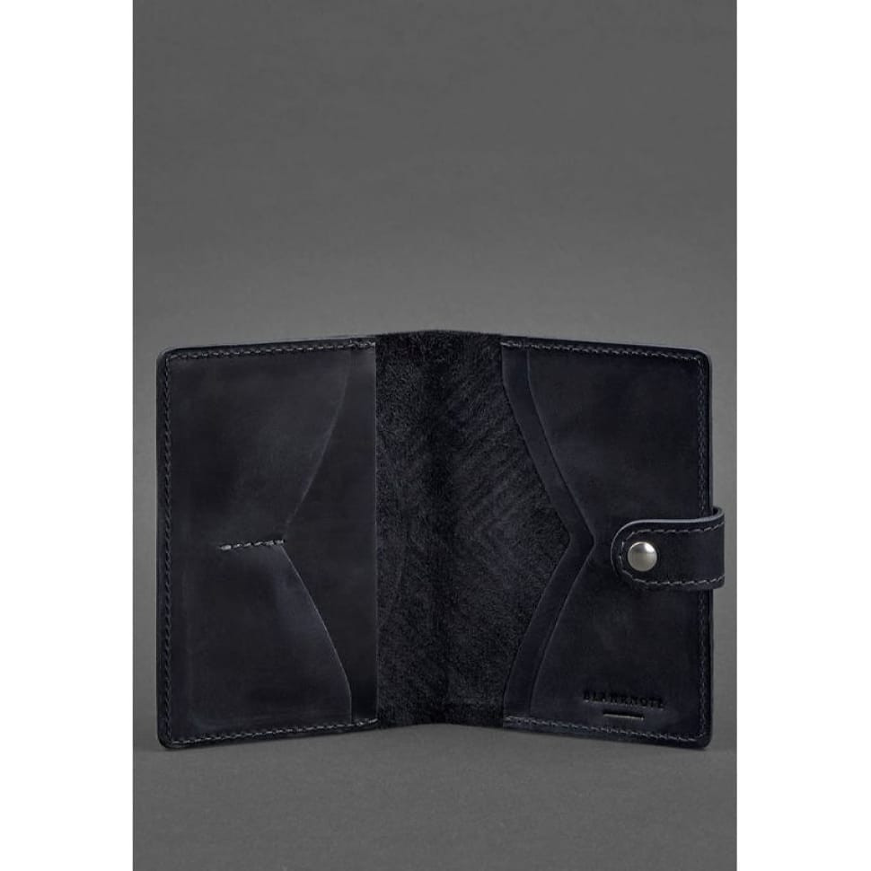 Жіноча шкіряна обкладинка для паспорта 3.0 Інді синя