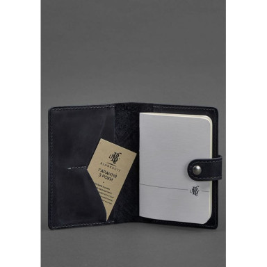 Women's Leather Passport Cover 3.0 Indie Blue