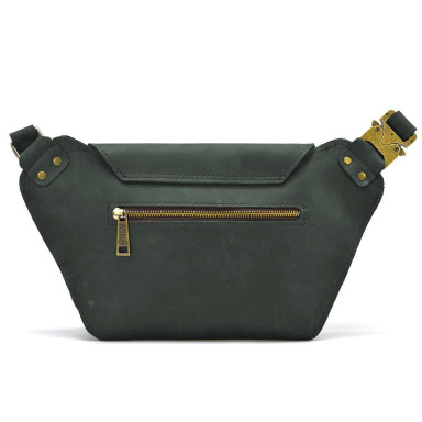 Leather banana belt green RE-8128-3md TARWA