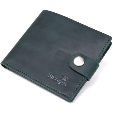 Vintage Leather Wallet Shvigel 16435 Green