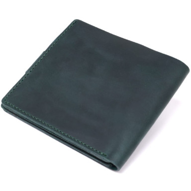 Vintage Leather Wallet Shvigel 16435 Green