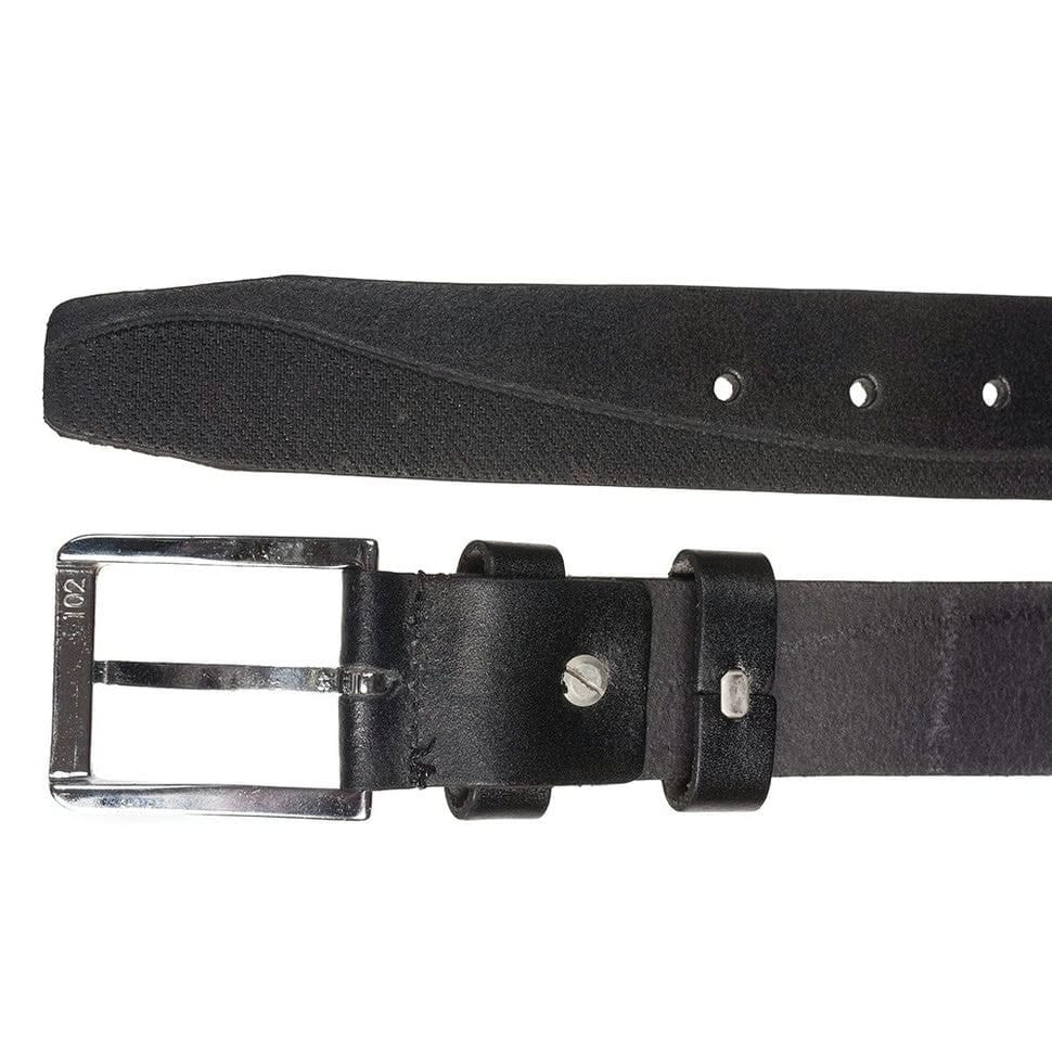 Ремінь шкіряний YSK класичний 3,5 см 3057-1 чорний