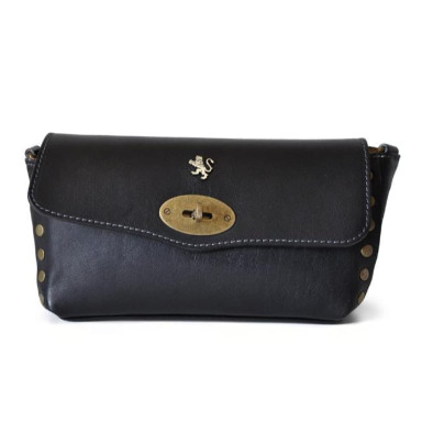 Pratesi BNE160/G - S.Bernardo Big Clutche in cow leather Bruce Black