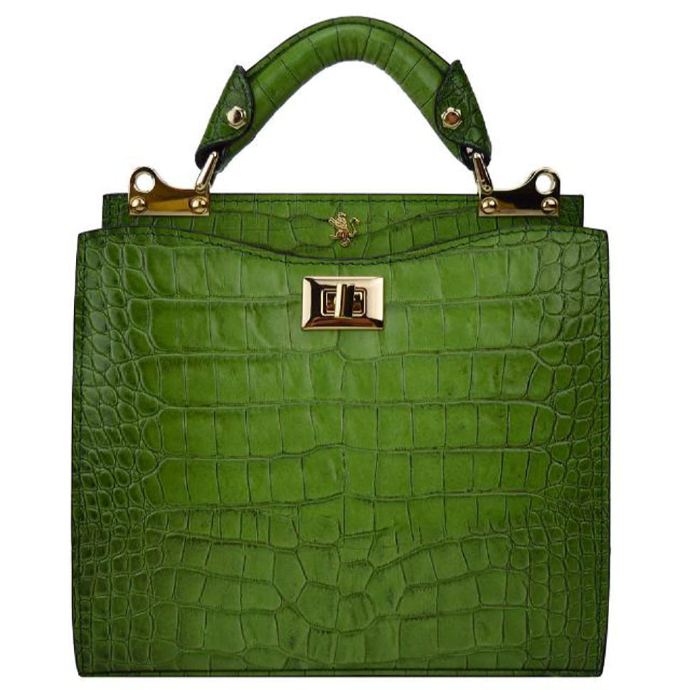 Pratesi KVE150/26 - Anna Maria Luisa de' Medici Малий King Lady Bag in cow leather King Green