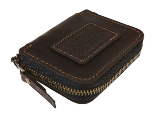 Ключниця шкіряна сумочка для ключів SULLIVAN 12227(6) коричнева