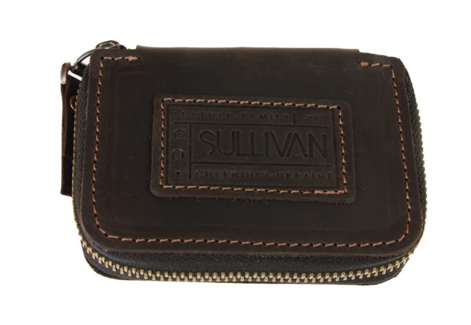Ключниця шкіряна сумочка для ключів SULLIVAN 12227(6) коричнева