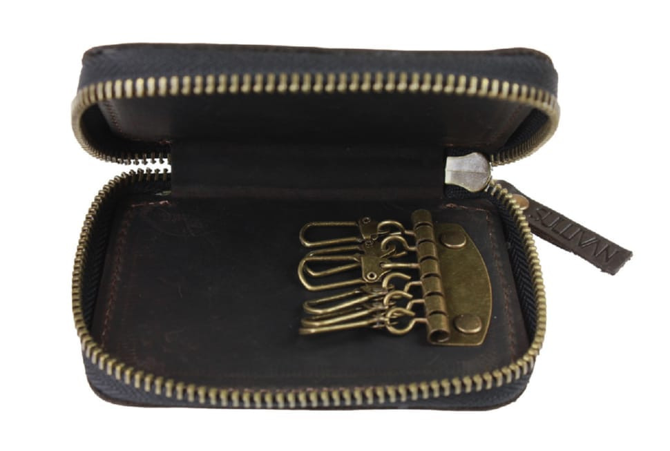 Ключниця шкіряна сумочка для ключів SULLIVAN 12227(6) коричнева