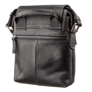 Men's bag matte SHVIGEL 11173 leather Black