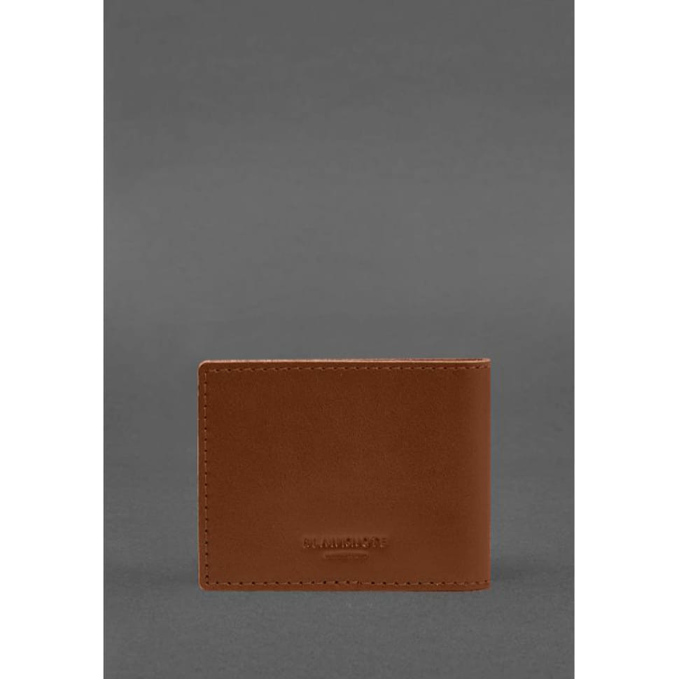 Шкіряна обкладинка для посвідчення ветерана військової служби світло-коричнева