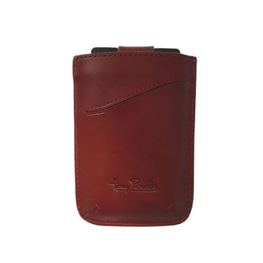 Кредитниця шкіряна Nevada 3821+RFID rosso червоний