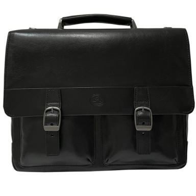 Портфель кожаный Italico 9276-35 nero черный
